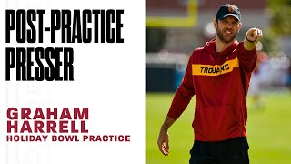 USC Football - Holiday Bowl Practice: Graham Harrell