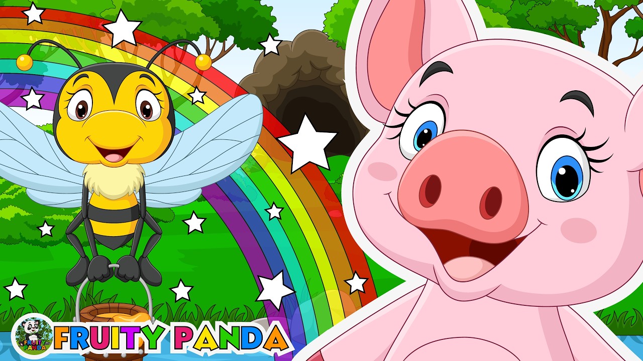 Old MacDonald Had A Farm + Honey Bees - Nursery Rhymes & Kids Songs | Baby Songs