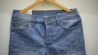 Dnm Co Bleckede Mens Denim Shorts