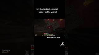 combat log 🔛🔝  #streamer #gamer #minecraft #minecraftshorts #combatlog