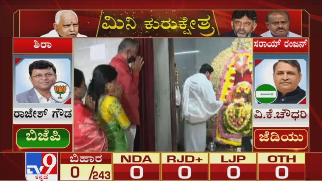 RR Nagar Bypoll Results 2020 Live: Cong Kusuma Visits Temple Ahead Of Counting Votes