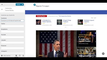 How to Add Social Icons in Magazine Newspaper WordPress Theme