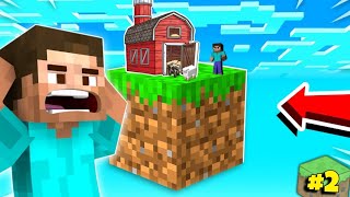 I BUILD A BEAUTIFUL BARN HOUSE IN MINECRAFT ONE BLOCK SERIES!!