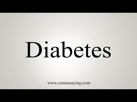 how-to-say-diabetes