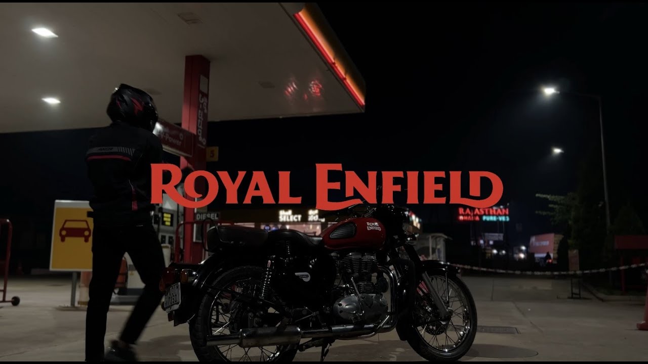 Royal Enfield Classic at the Shell- A Cinematic Ride