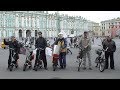 "Лекарство" от пробок или на чём ездят в Питере (сюжет на Первом Канале) 2014/ folding mini scooter