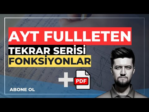 AYT Matematik FULL | Fonksiyonlar Sorularla Genel Tekrar