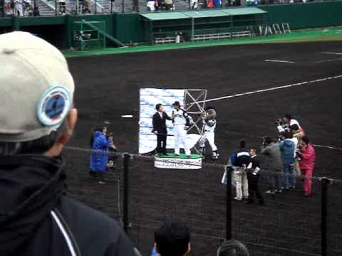 2007.05.26 稲葉篤紀爆笑お立ち台 ＠円山球場