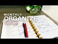 Monthly organize with me may 2024