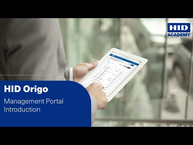 Origo Management Portal Introduction