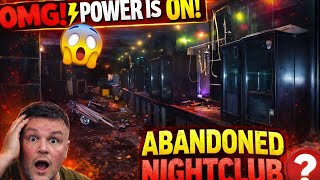MASSIVE NIGHTCLUB with nearly everything left behind with power found exploring abandoned places UK