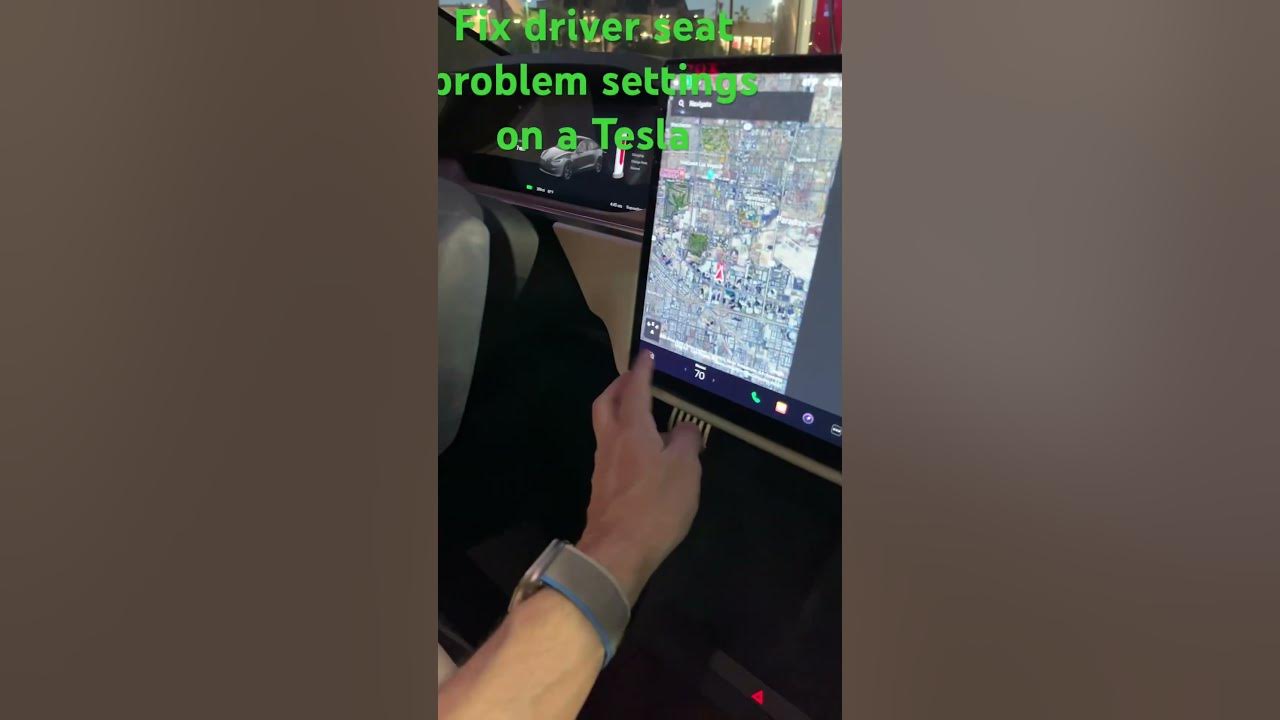 Fix driver seat problem settings on a Tesla, quick easy fix Calibration