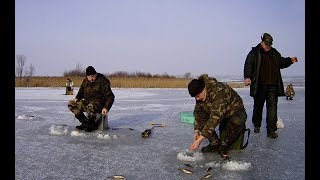 Рыбалка 28.01.18 на озере возле с. Коленковцы