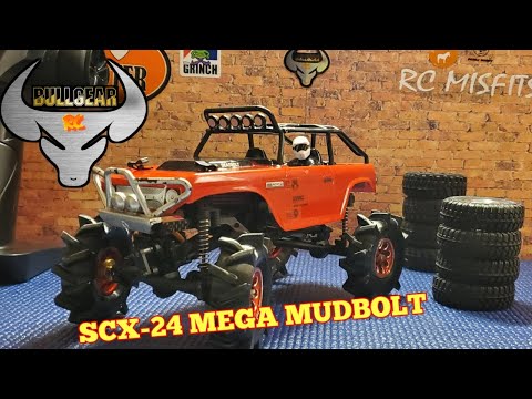 SCX24 MEGA MUD TRUCK build with MUD RIPPER tires - YouTube