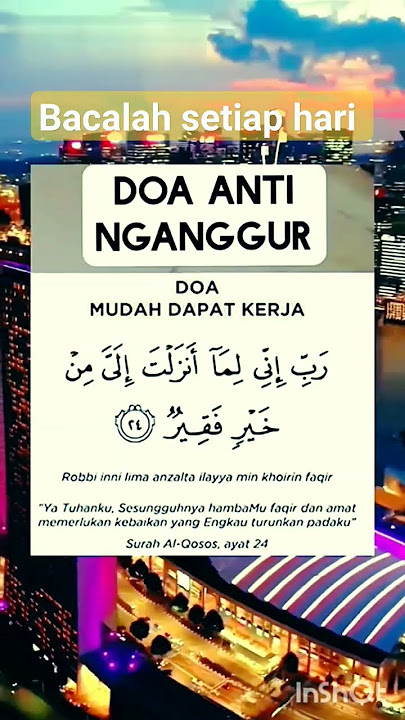 Bacalah setiap hari ‼️Doa Mudah mendapatkan pekerjaan semoga berkah🤲🏻 #viral #doacepatkaya #short
