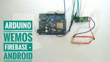 RFID Reader Android + Firebase + Wemos esp8266 +Internet