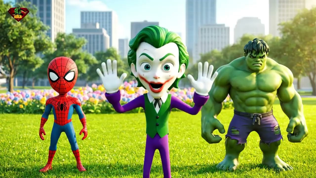 Spider-Man’s Son & Hulk vs Joker | Epic AI Battle and Transformation