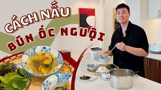 CÁCH LÀM BÚN ỐC NGUỘI ĂN THANH MÁT NGÀY HÈ.