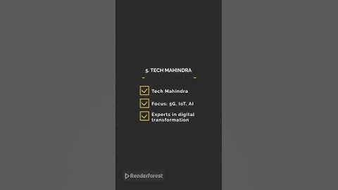 Top 5 Tech Companies in India 2025