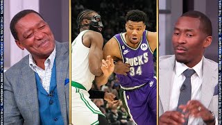 NBA on TNT crew reacts to Celtics vs Bucks Highlights | March 30, 2023