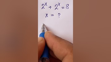 Exponential Equations #maths #problemsolving #basicproblems #mathematics