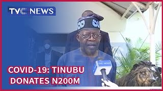 Tinubu donates N200m to fight Coronavirus screenshot 5