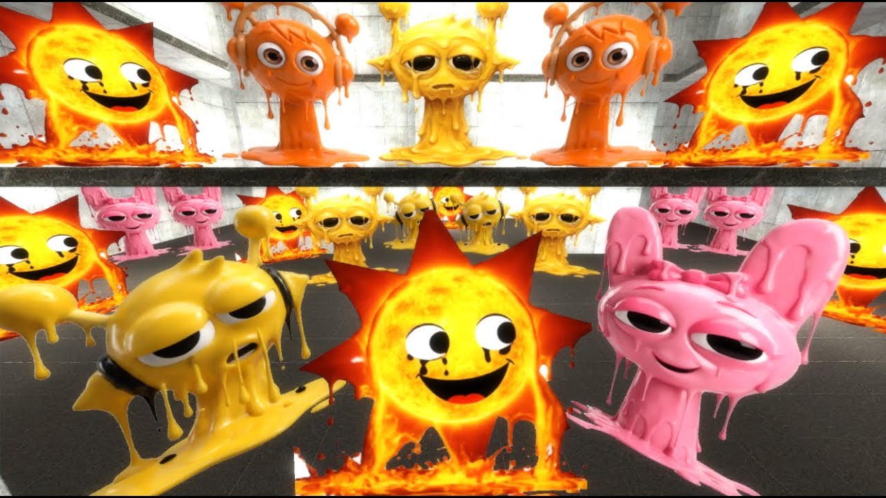 Sprunki Simon Phase Melted And Family Sprunki Phase Melted Nextbot Gmod
