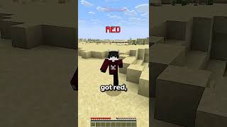 Minecraft, but i can't touch a RANDOM COLOR! #minecraft #shorts