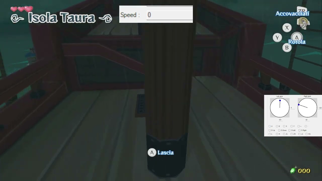 WWHD single frame perfect password skip (precise stick angle setup)