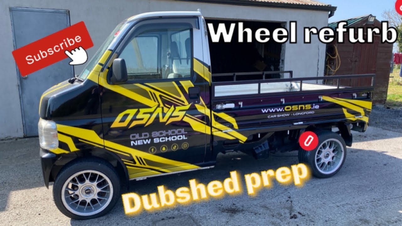 Kei truck gets some rim’s | Alloy wheel refurbishment. Dubshed prep 2022