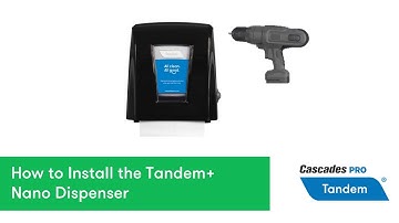 Installation instructions | Tandem+ No Touch Dispenser
