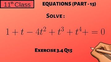 Chapter 3 | Part - 15 | Solve | Exercise 3.4 Q15 | 11 Class - P25