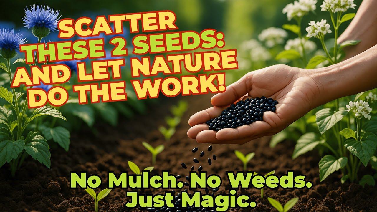 Забудьте о мульчировании НАВСЕГДА! Разбросайте ЭТИ 2 семени и наблюдайте, как ваш сад преобразится!