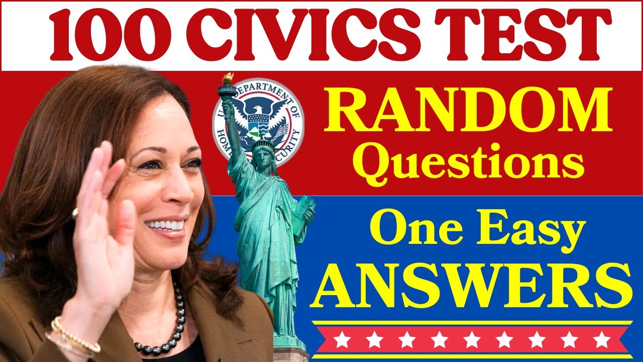NEW! 100 Civics Questions and Answers (One & Easy Answers) for US ...