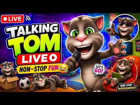 Talking Tom Live | Non-Stop Fun🤣 part 6 #live #shortfeed