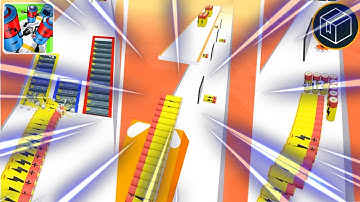 Battery Run 🔋 All Levels Gameplay Android iOS New Update Mobile Games Max Level