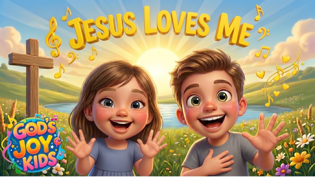 Jesus Loves Me (Sing Along) 💖 Christian Songs for Kids | Kids Worship ...