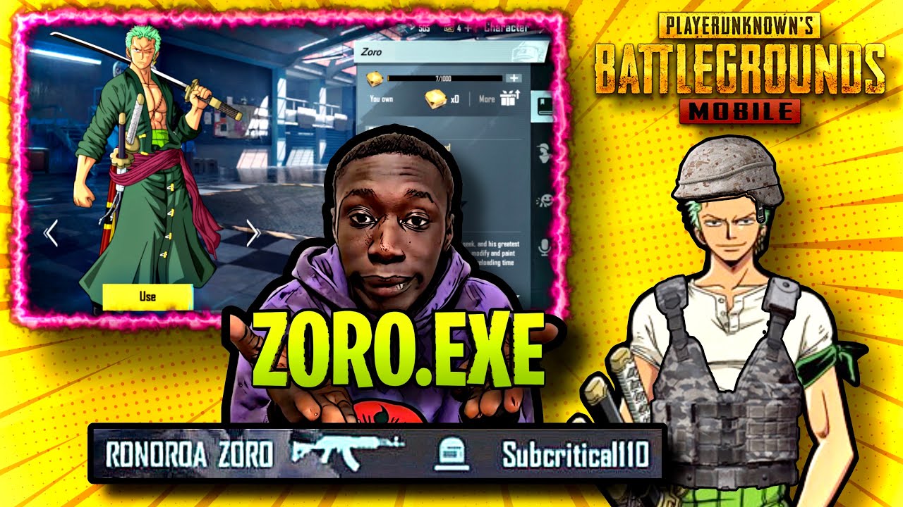 ZORO IN PUBG Dragonball Z mode.exe | PUBG | BGMI | ViP3Rx