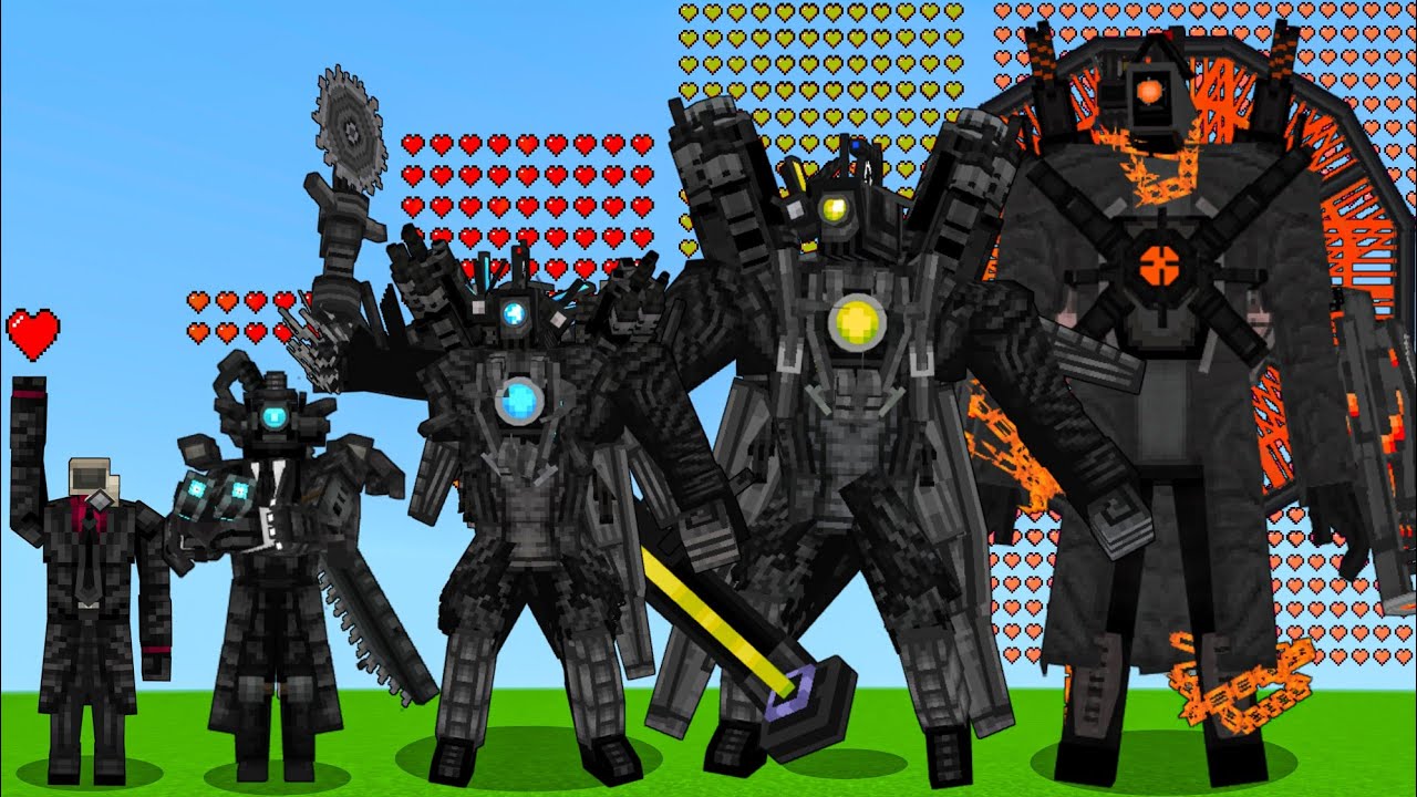 Skibidi Toilet ADDON by GOJIDRAW in Minecraft PE 