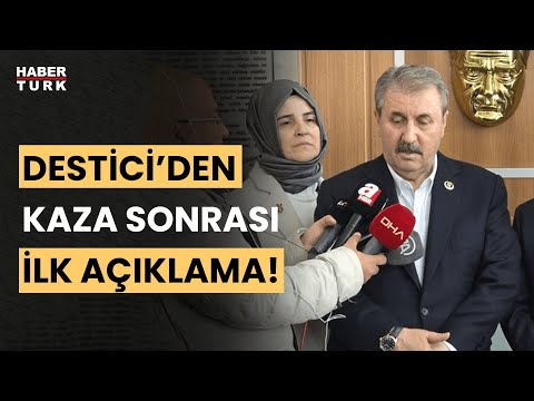 Trafik kazası geçiren Mustafa Destici taburcu edildi! Destici'den kaza sonrası ilk açıklama!