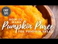 Pumpkin Puree Recipe - How to Make Fresh Pumpkin Puree