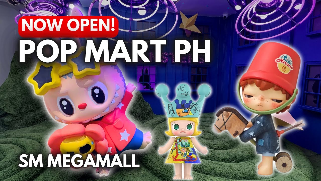 Открыто! POP MART в SM Megamall 🇵🇭 | Первый официальный тур по магазину (Labubu + Blind Boxes)
