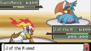 Pokémon Platinum: Wi-Fi Battle 24! VS Diamond!
Apparently, this is my 100th video. To commemorate this useless feat, I decided to battle my old Pokémon from my Diamond cartrage.
Which group will reign supreme? Stay and find out!
HQ: http://www.youtube.com/watch?v=UIbGwckht4A&fmt=18
Song:
PRETTY GREEN ONIONS - DJ Sharpnel Pokémon Platinum: Wi-Fi Battle 24! VS Diamond!