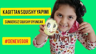Kağıttan Karpuz Civciv Squishy Yapimi - Süngersiz Squishy Ör