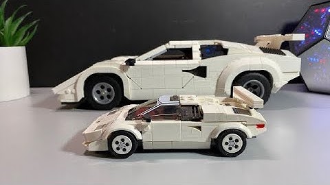 Comparing The Lego Lamborghini Countach Twins