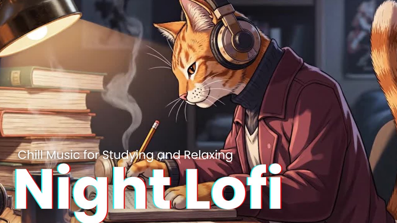Lofi Cat 🌌 Lo-Fi Study Beats | Ambience for Study, Work & Deep Focus - Lofi Music to Study