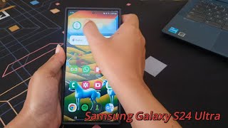 How to add a widget to a stack widget on Samsung Galaxy S24 Ultra