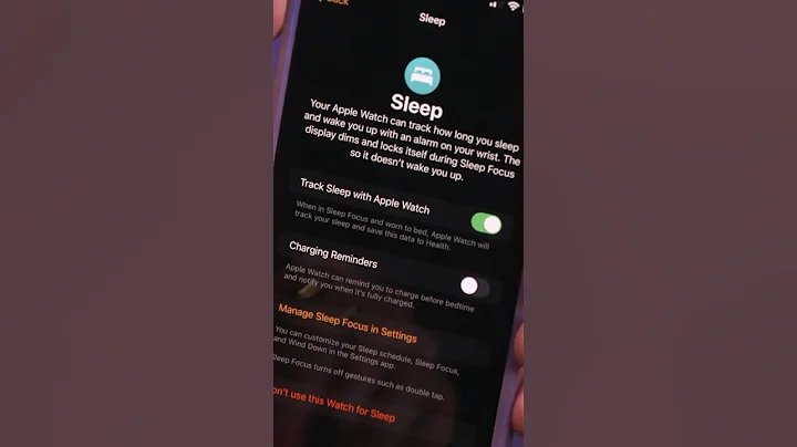 Setting Up Apple Watch Sleep Tracking