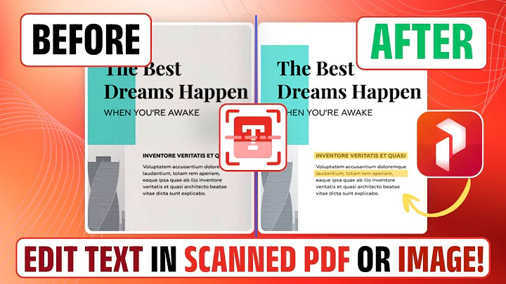 How to Edit Text in Scanned PDF or Image | Best OCR PDF Editor #ocr #editpdf #PDFEditing