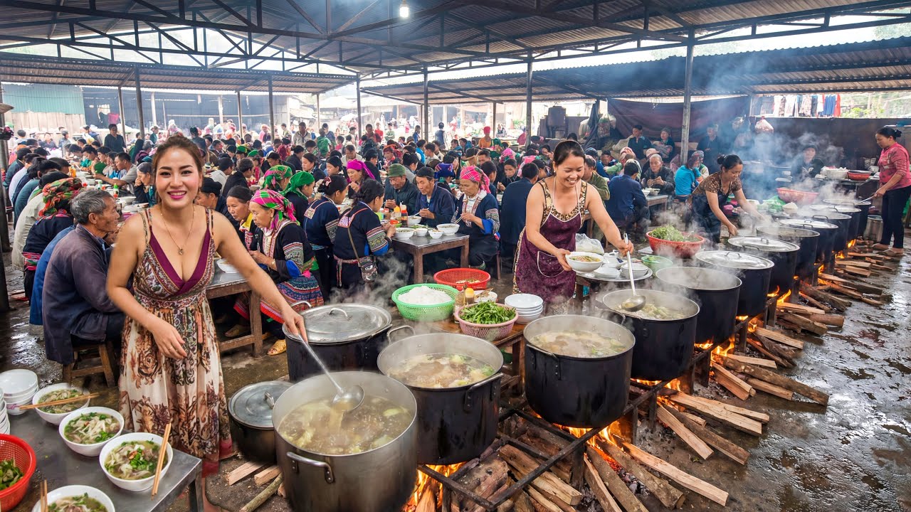 $1 Breakfast in Vietnam?! I Couldn’t Believe How Good the Mountain Market Food Was
